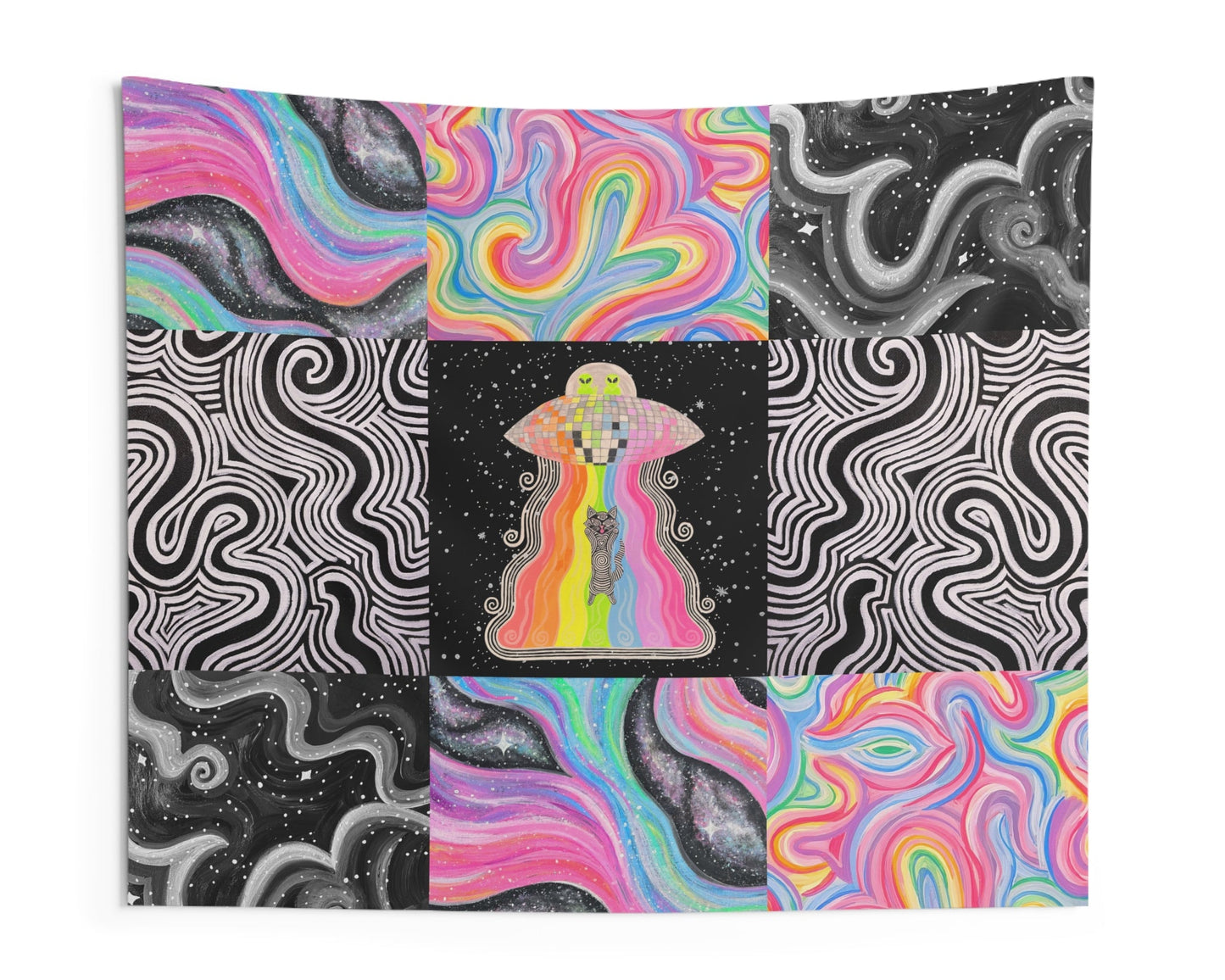 "Space Party" Tapestry
