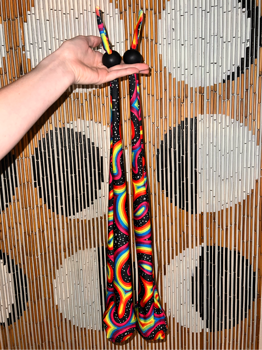 Sock Poi "Rainbow Rovd" Design