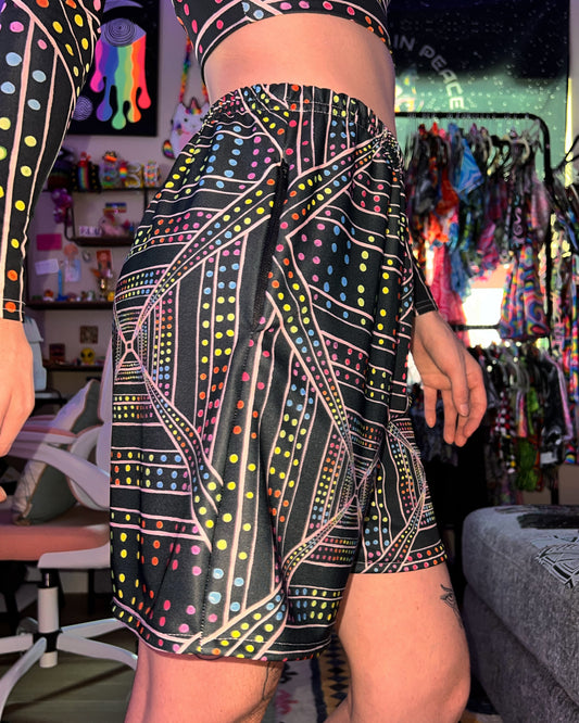 Custom Order: Hypercube Unisex Flow Shorts (Size Medium)