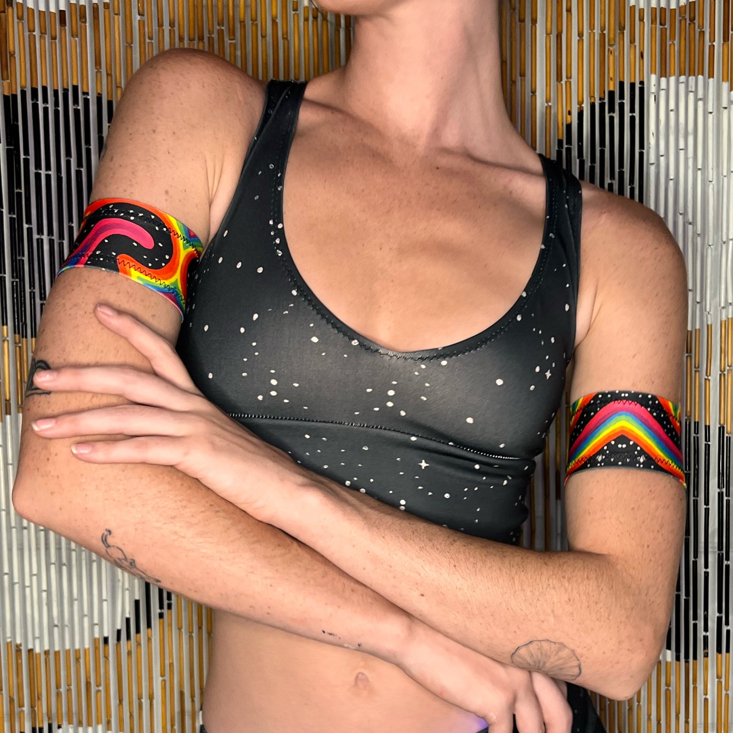 Choose A Design: Stretchy Bicep Cuffs (Custom Handmade Order)