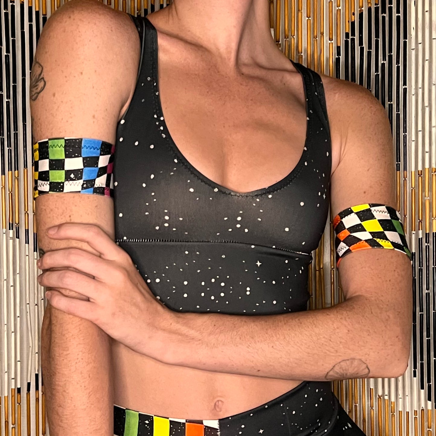 Choose A Design: Stretchy Bicep Cuffs (Custom Handmade Order)
