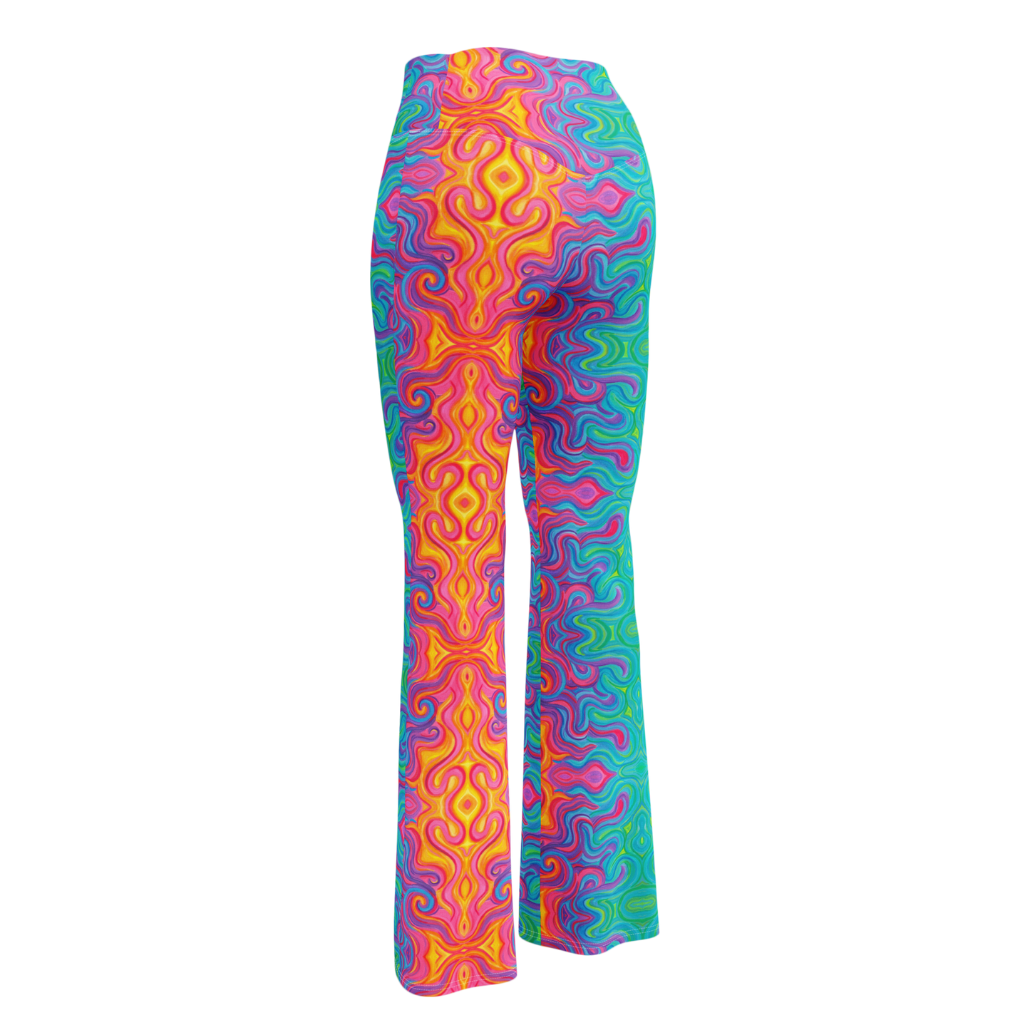 High Waisted Yoga Pants (+Internal Pocket)- "Elemental" Design