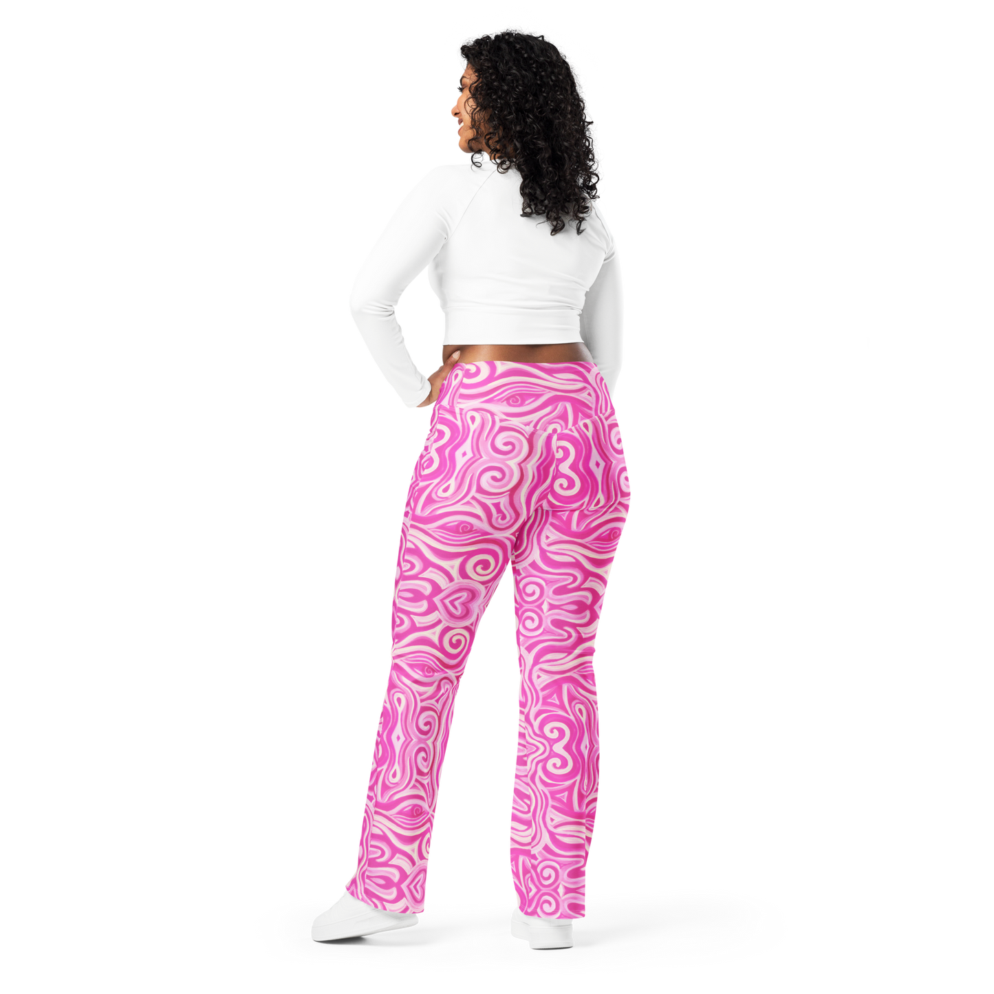 High Waisted Yoga Pants (+Internal Pocket)- "Princess" Design