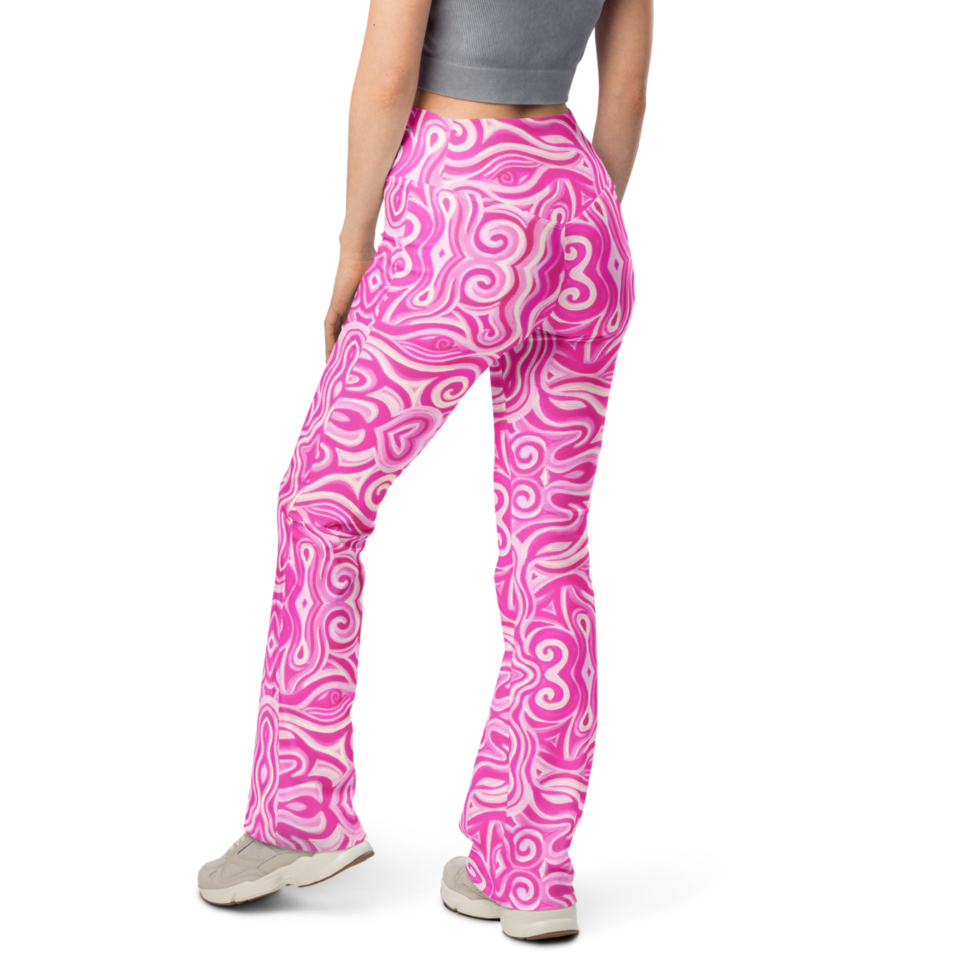 High Waisted Yoga Pants (+Internal Pocket)- "Princess" Design