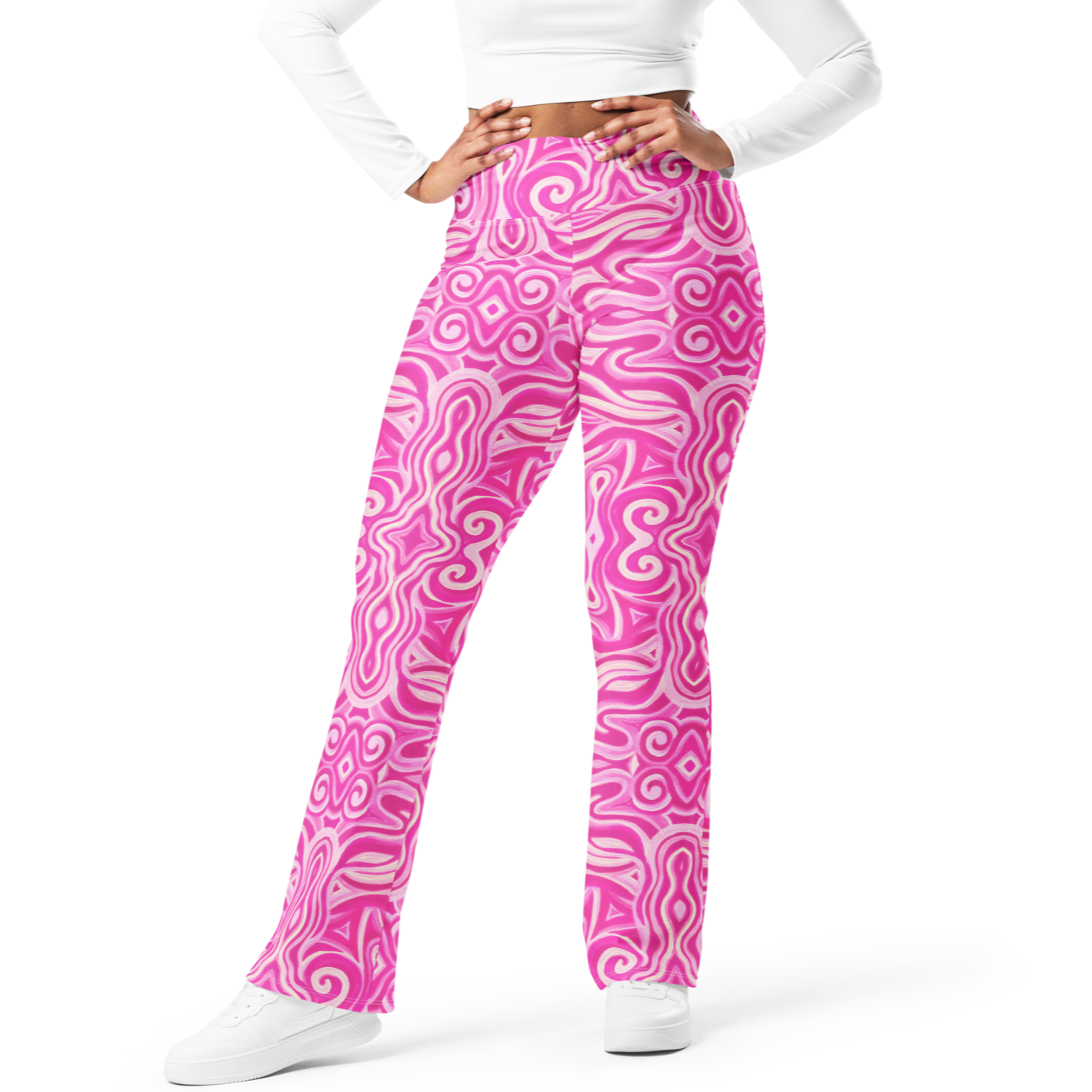 High Waisted Yoga Pants (+Internal Pocket)- "Princess" Design