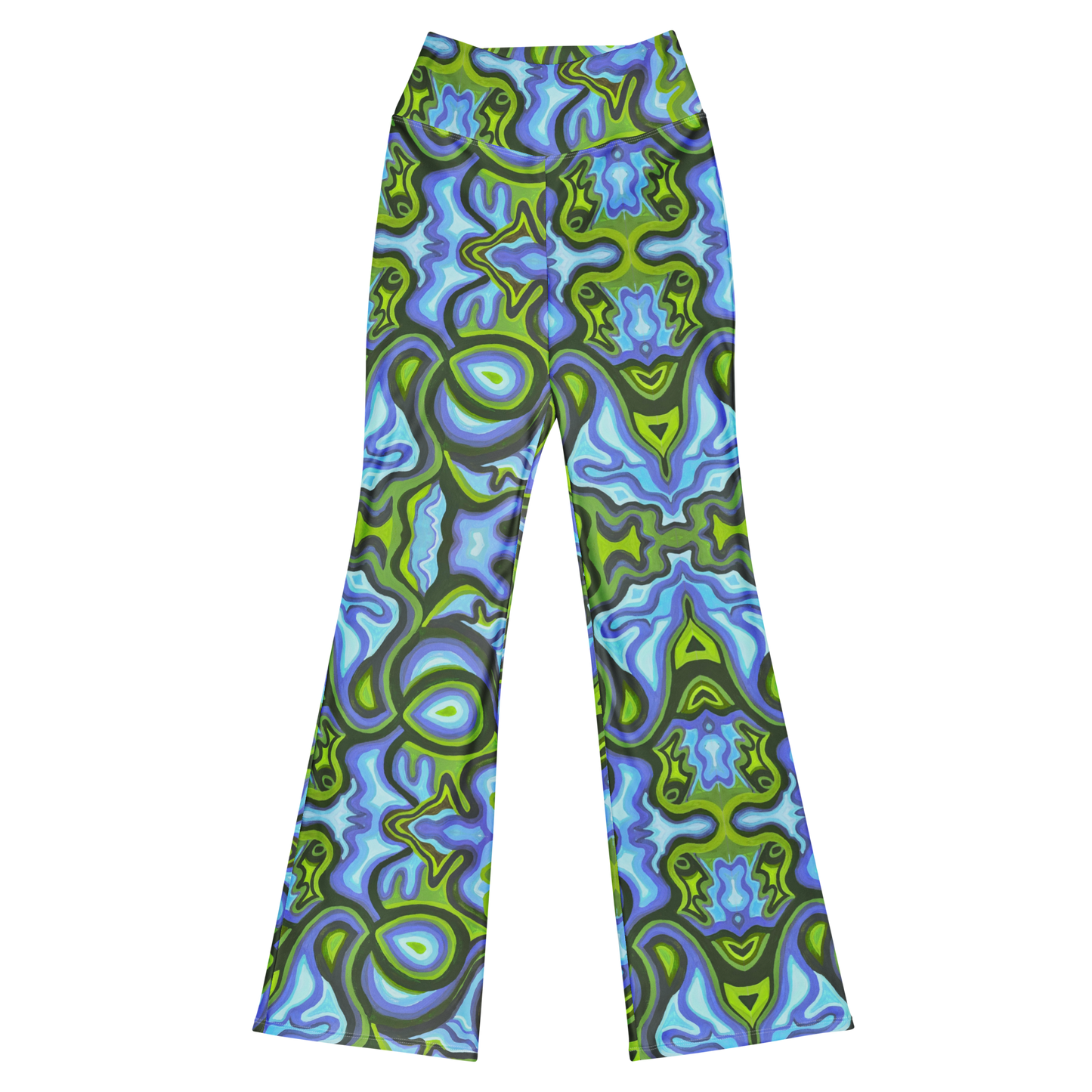 High Waisted Yoga Pants (+Internal Pocket)- "Gaia" Design