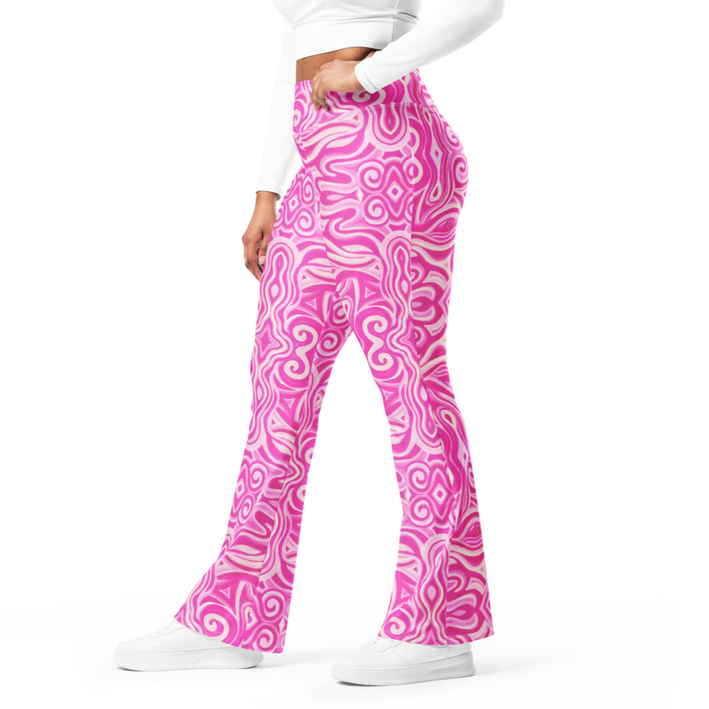 High Waisted Yoga Pants (+Internal Pocket)- "Princess" Design