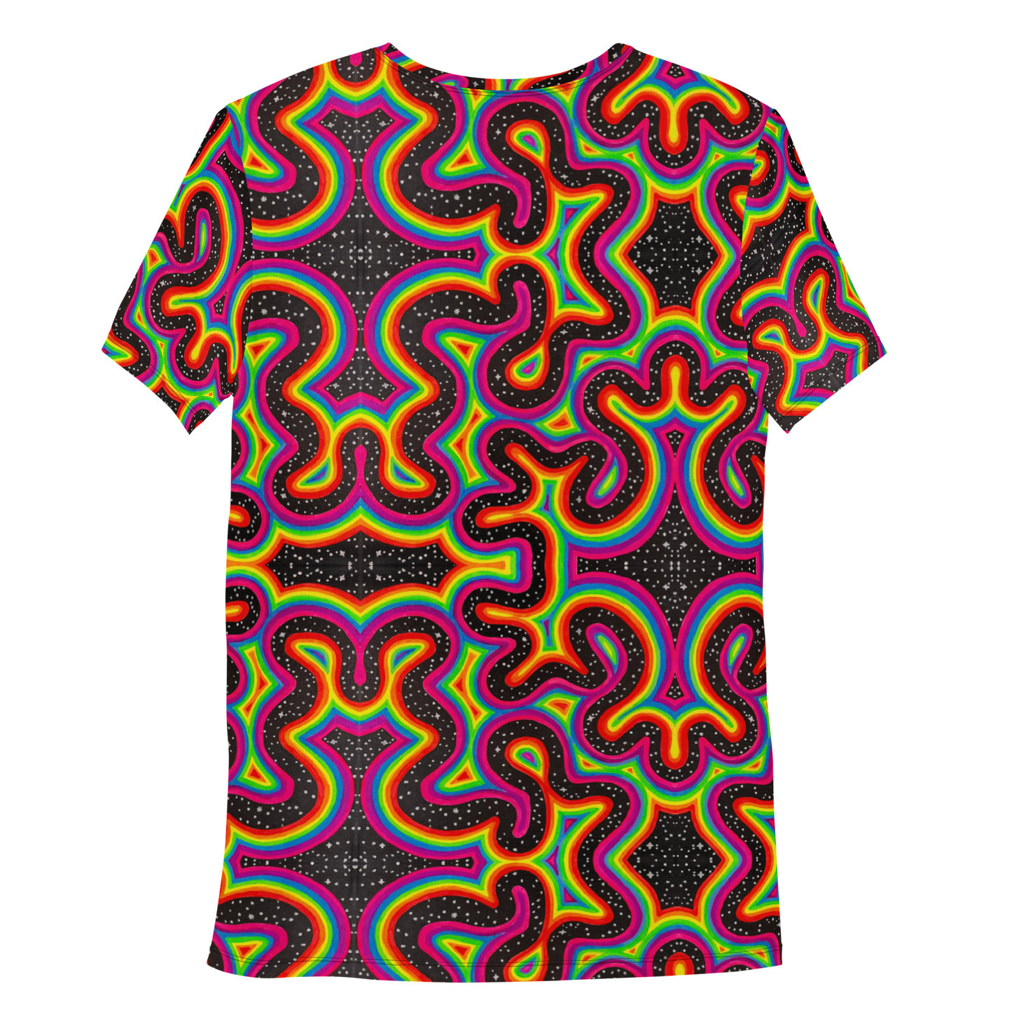 Athletic T-Shirt- "Rainbow Rovd" Design