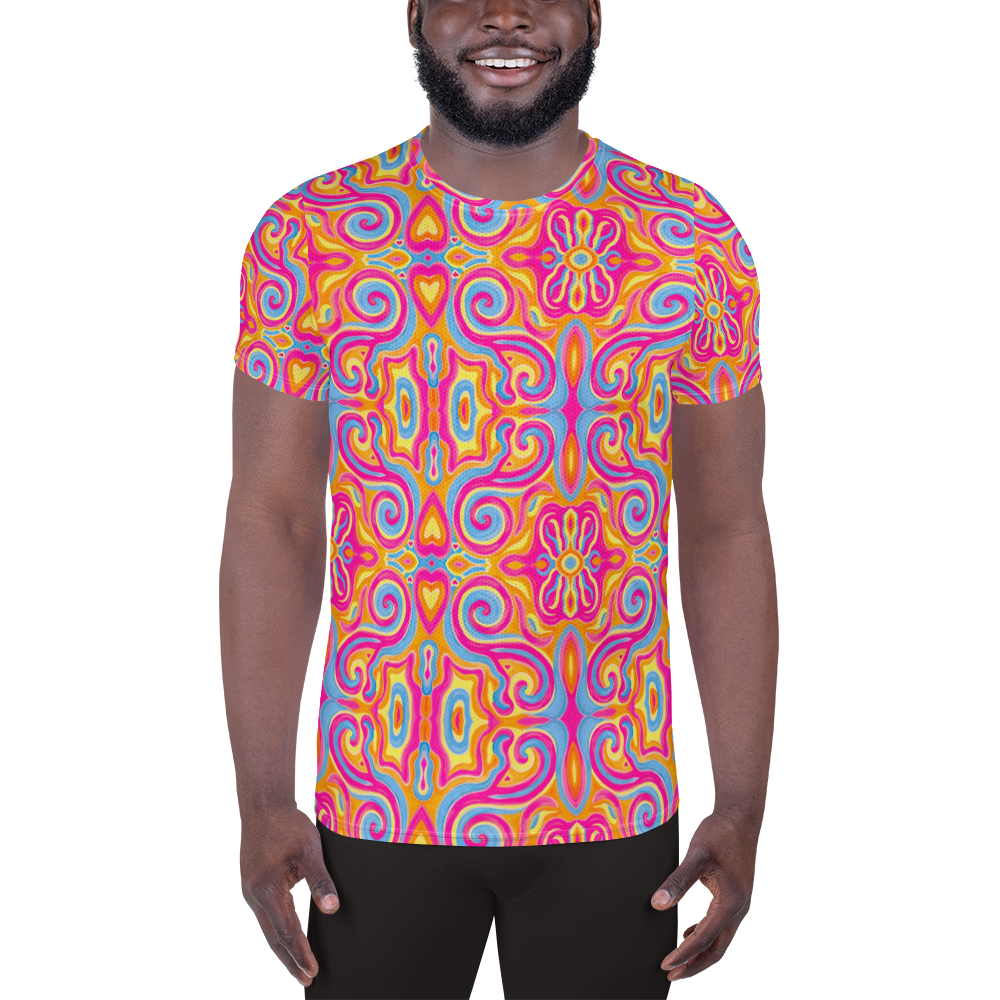 Athletic T-Shirt- "Magic Stamps" Design