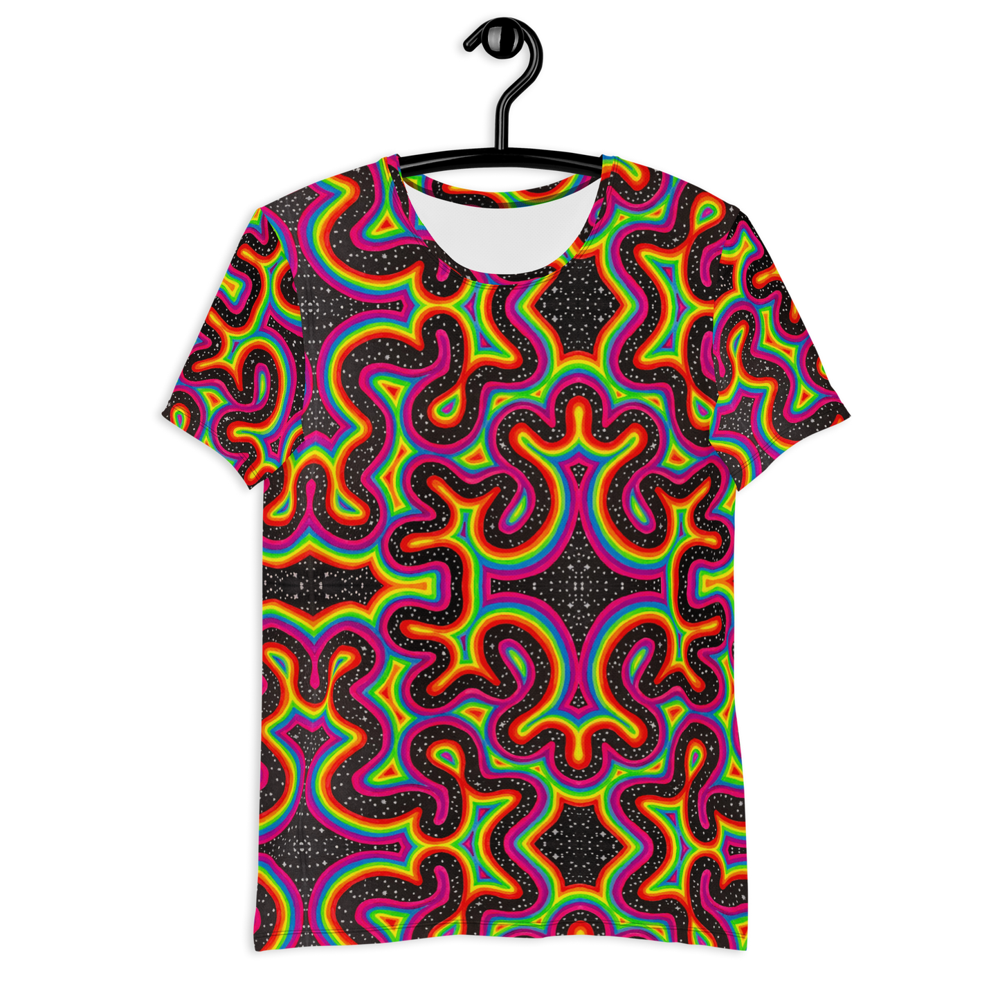 Athletic T-Shirt- "Rainbow Rovd" Design
