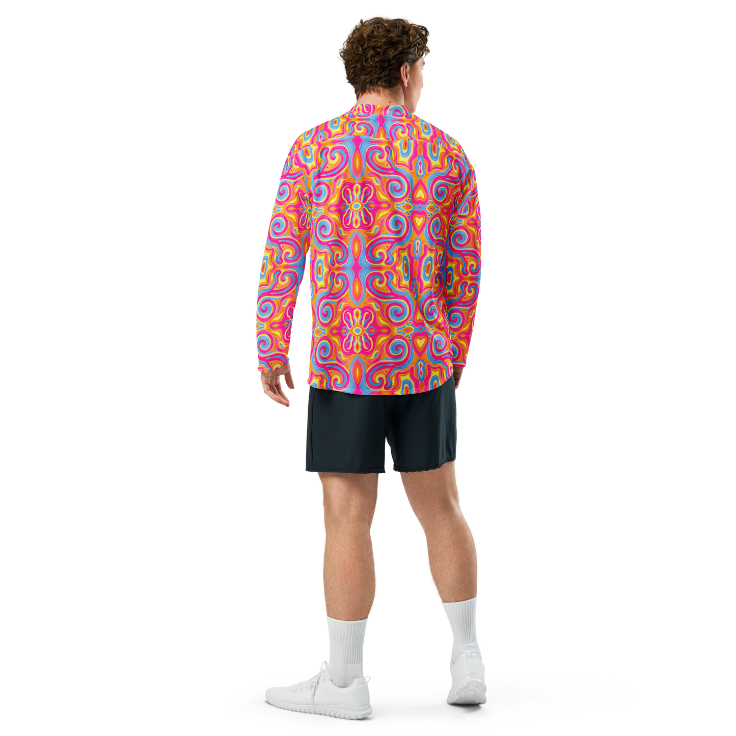 Long Sleeve Jersey (Recycled Material)- "Magic Stamps" Design