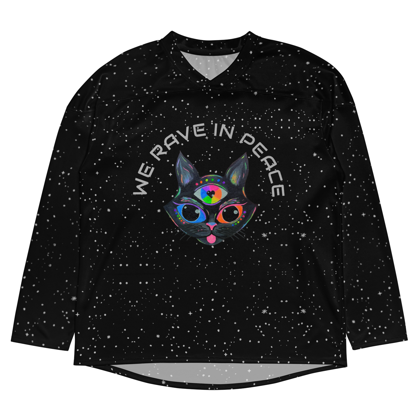 Long Sleeve Jersey (Recycled Material)- "We Rave In Peace" Design