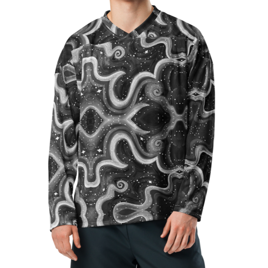 Long Sleeve Jersey (Recycled Material)- "Cosmic" Design