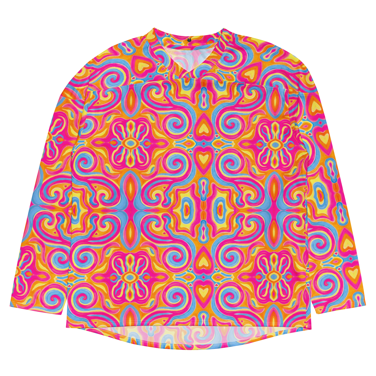 Long Sleeve Jersey (Recycled Material)- "Magic Stamps" Design