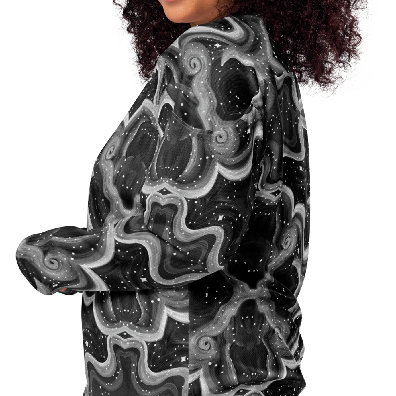 Long Sleeve Jersey (Recycled Material)- "Cosmic" Design