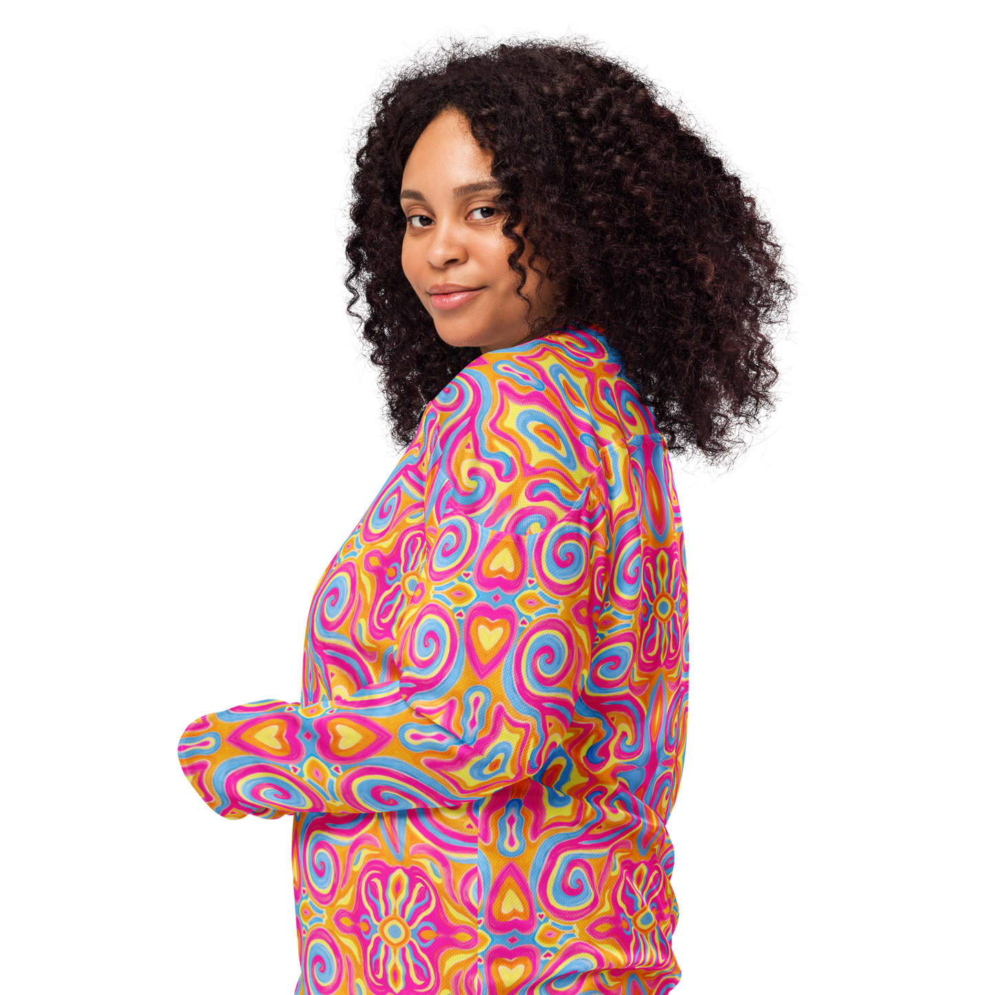 Long Sleeve Jersey (Recycled Material)- "Magic Stamps" Design