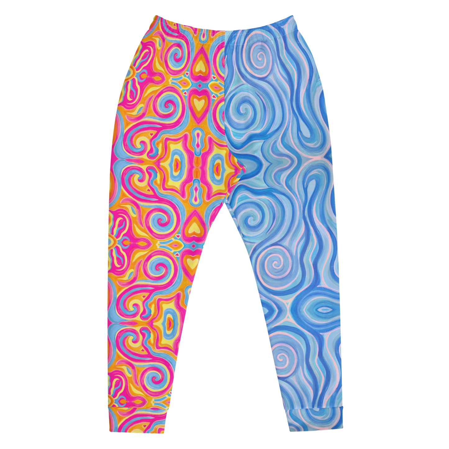 Cozy Joggers- "Magic Stamps" x "Aqua"
