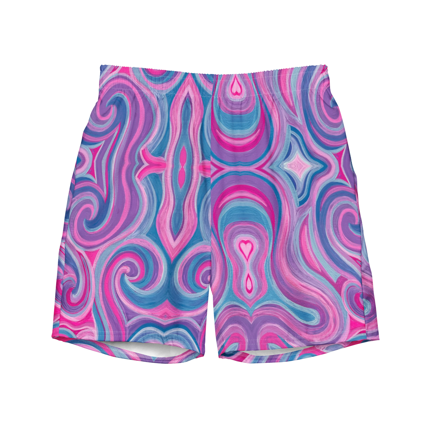 Swim Trunks (+Secret Internal Pocket)- "Mystical" Design