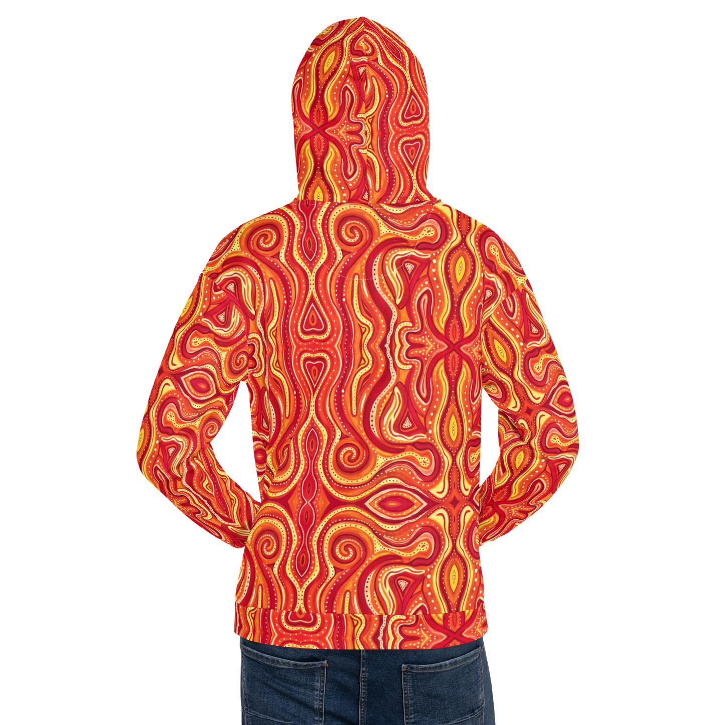 Hooded Sweatshirt- "Ember" Design