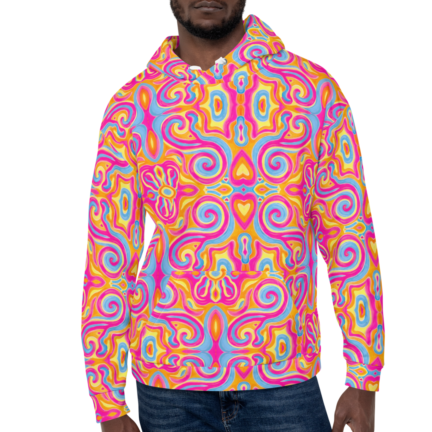 Hooded Sweatshirt- "Magic Stamps" Design
