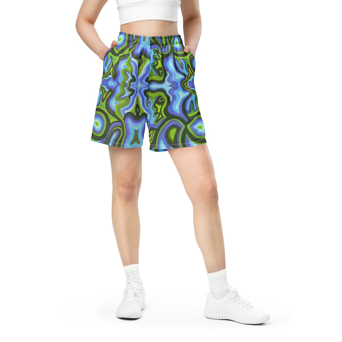 Soft Athletic Shorts- "Gaia" Design