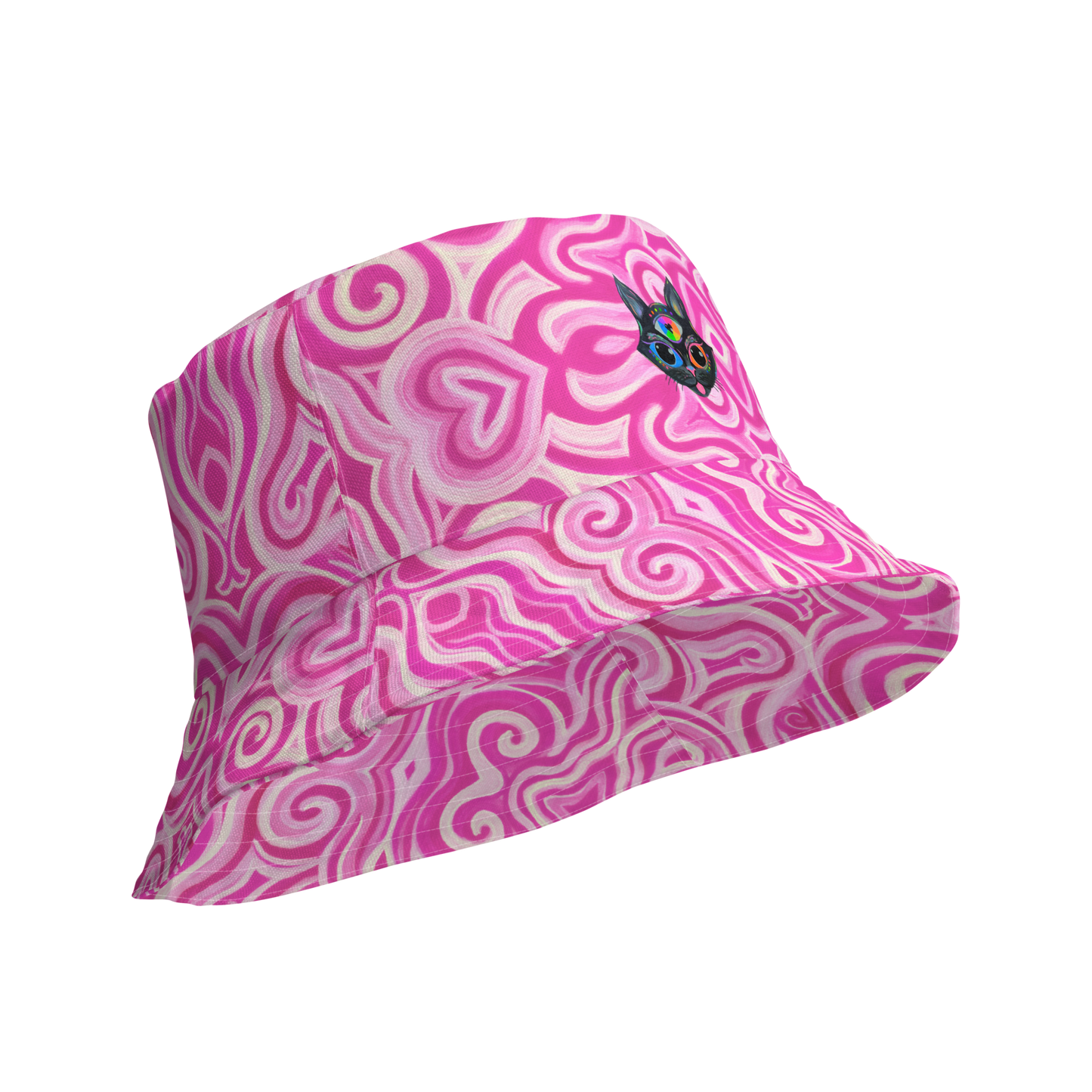 Reversible Bucket Hat- "Princess" Design