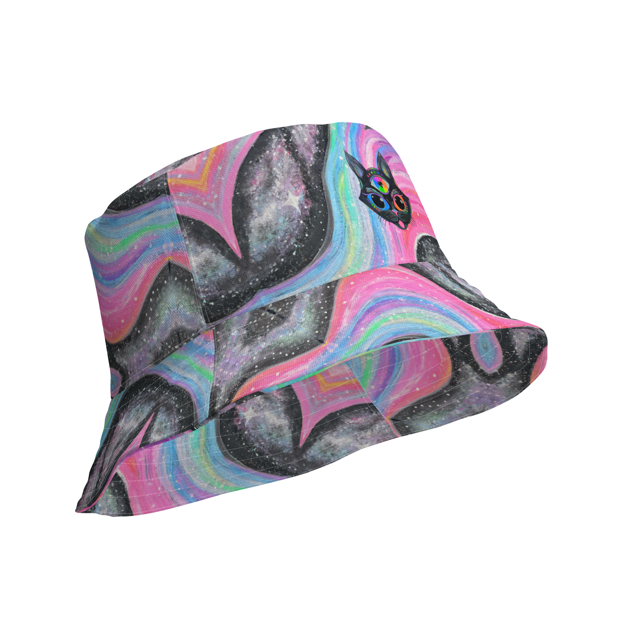 [ LMC]★REVERSIBLE GOTHIC OVAL BUCKET HAT Gothic Bucket Hat – Lobo Leblanc