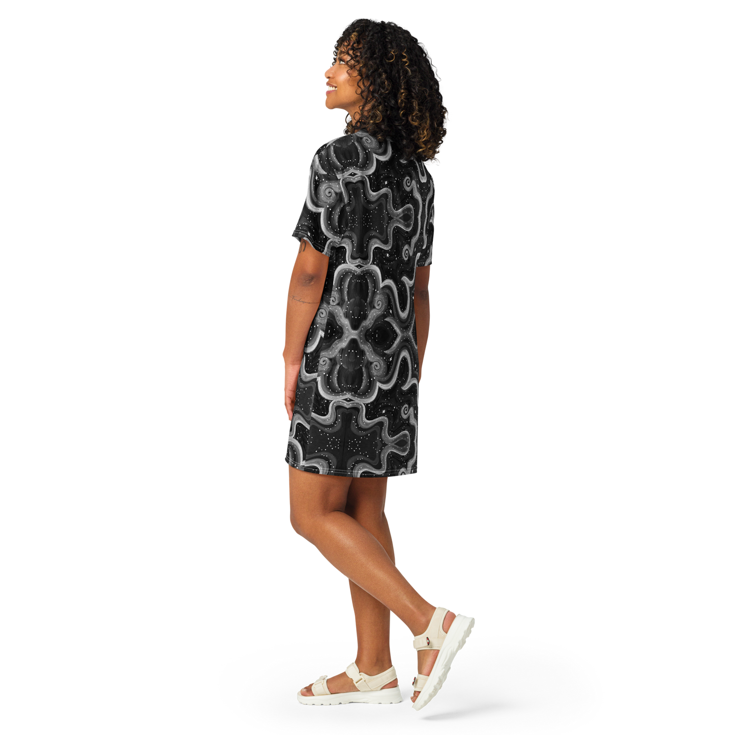 T-Shirt Dress- "Cosmic" Design