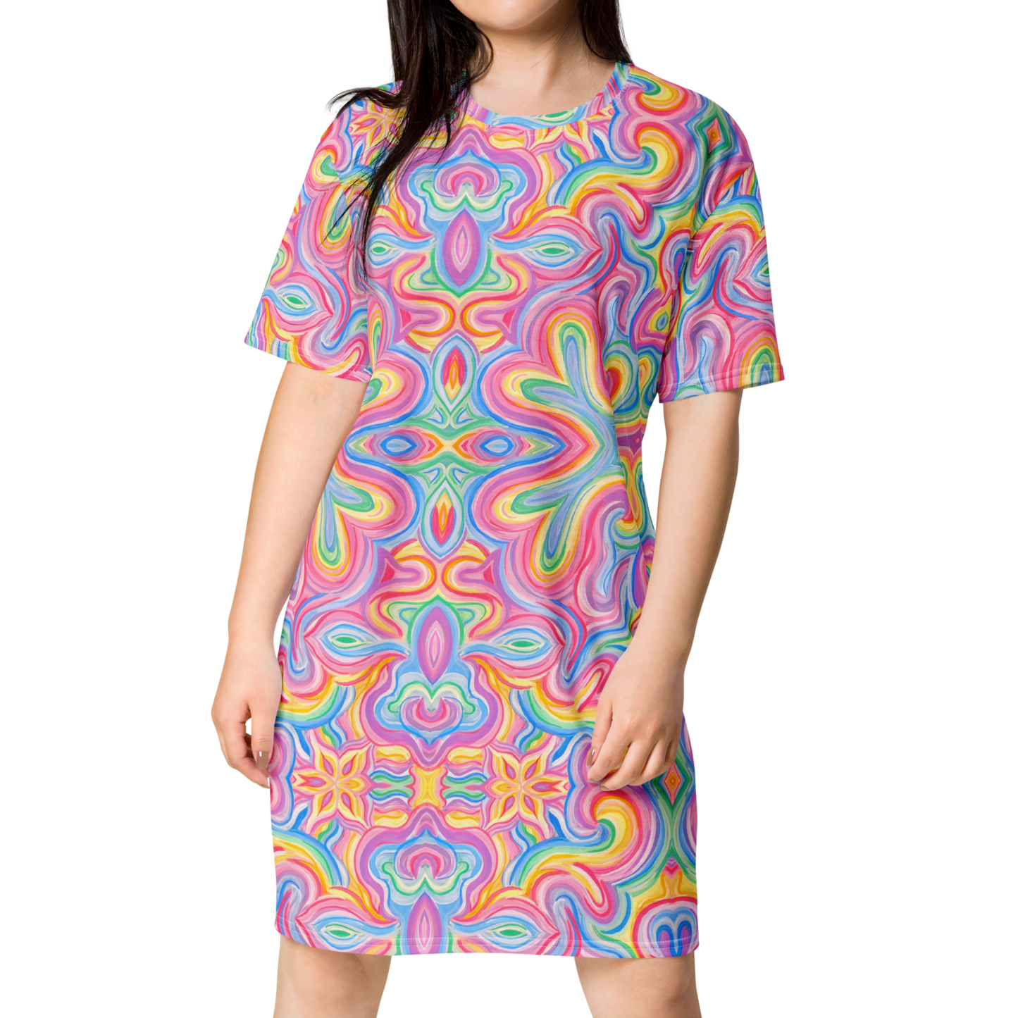T-Shirt Dress- "Unicorn" Design