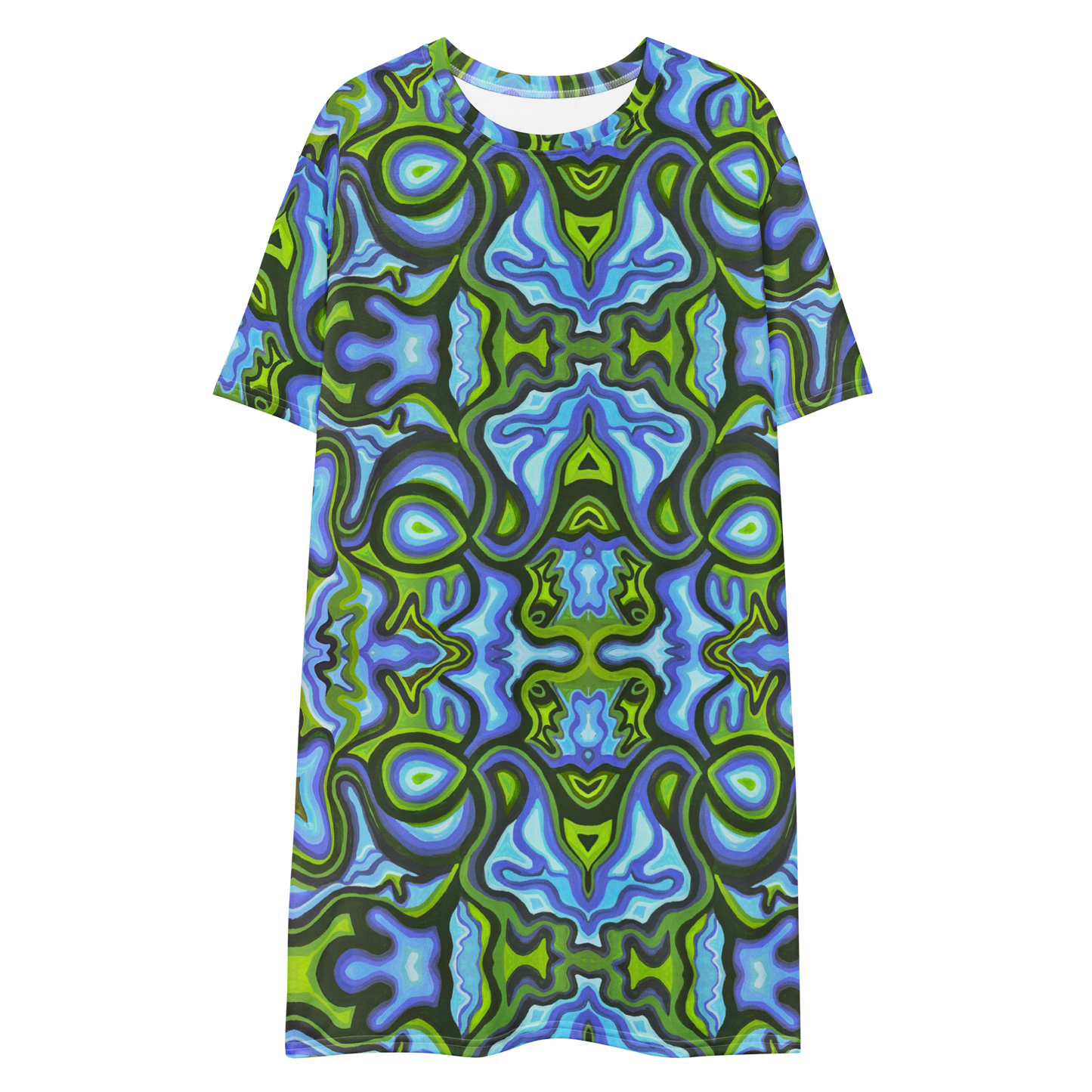 T-Shirt Dress- "Gaia" Design