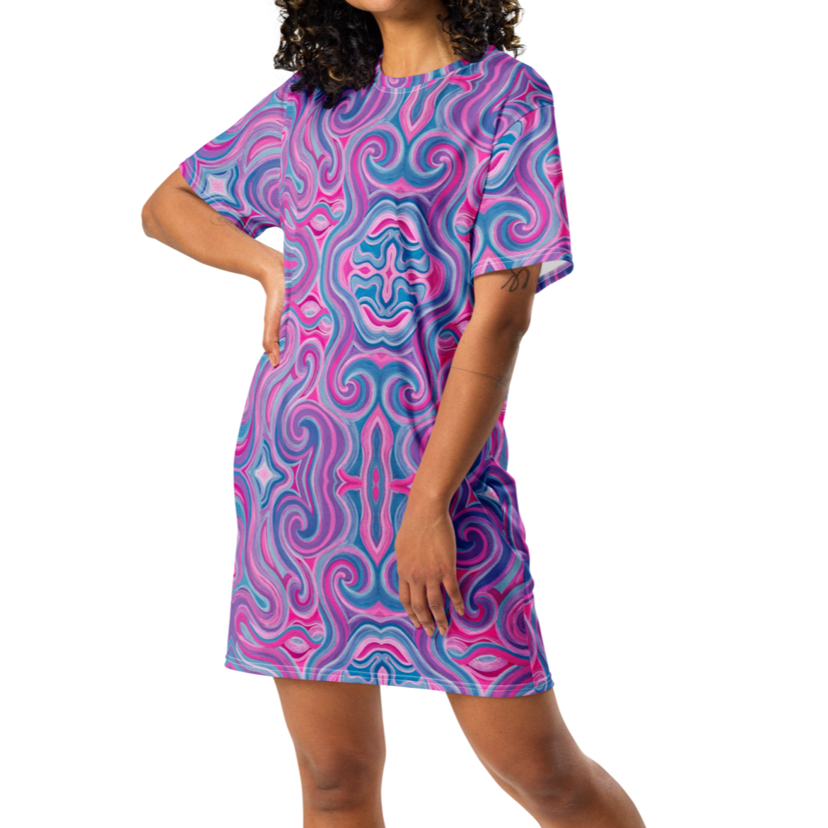 T-Shirt Dress- "Mystical" Design