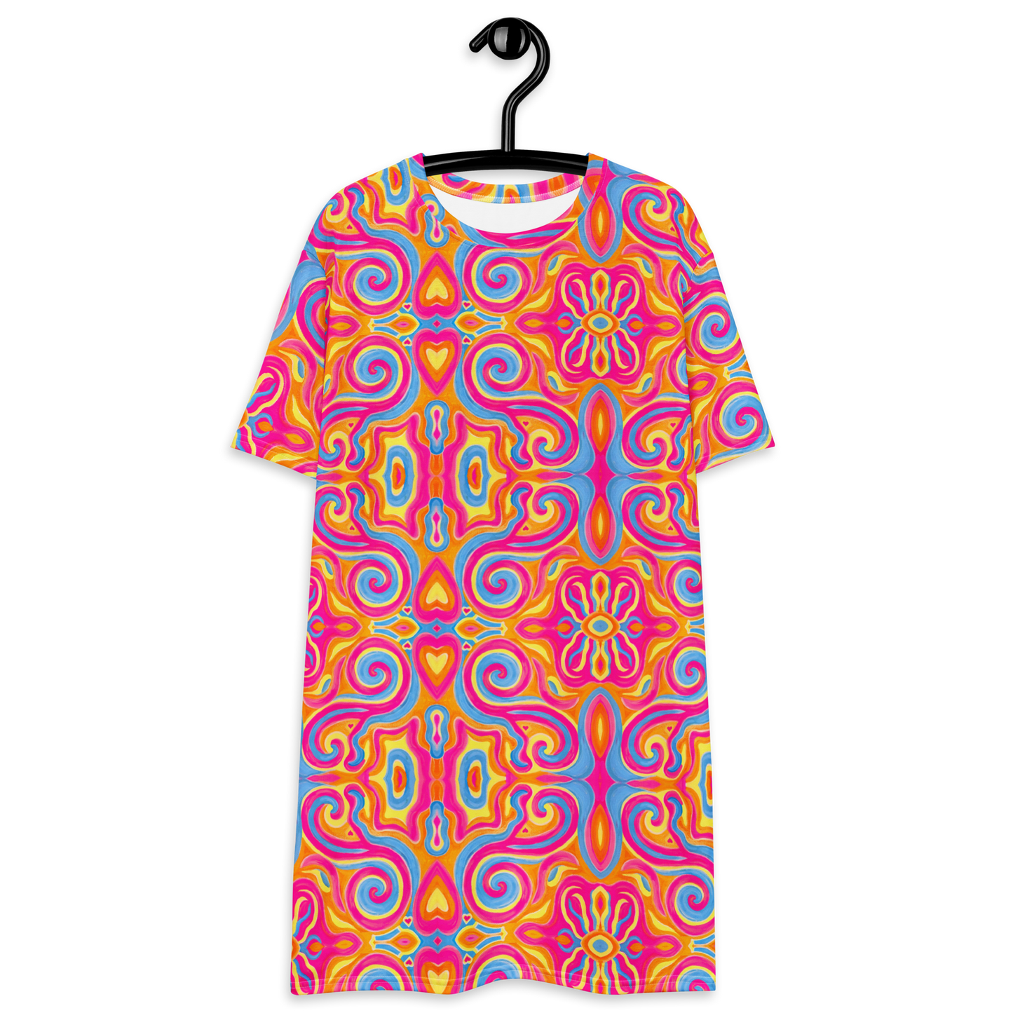 T-Shirt Dress- "Magic Stamps" Design