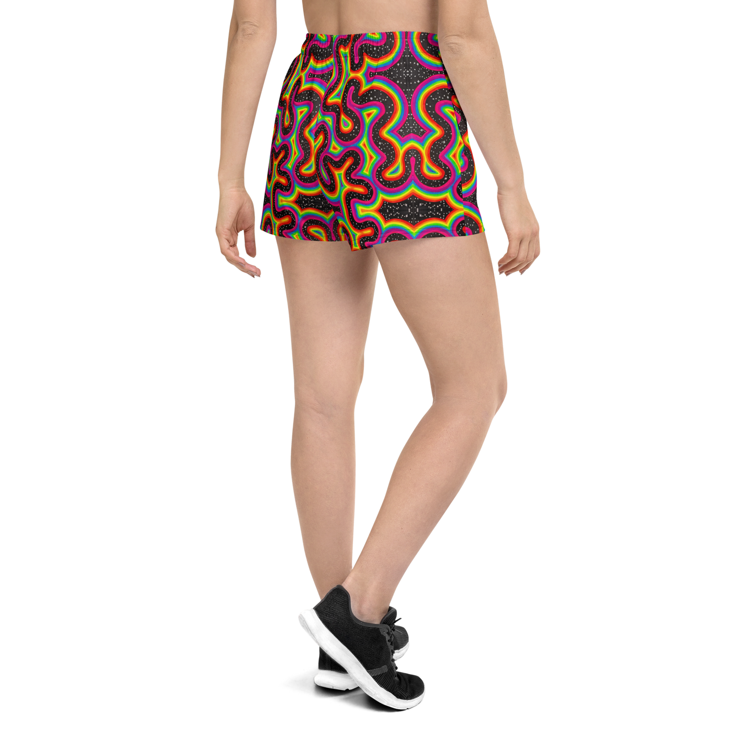 Running Shorts- "Rainbow Rovd" Design