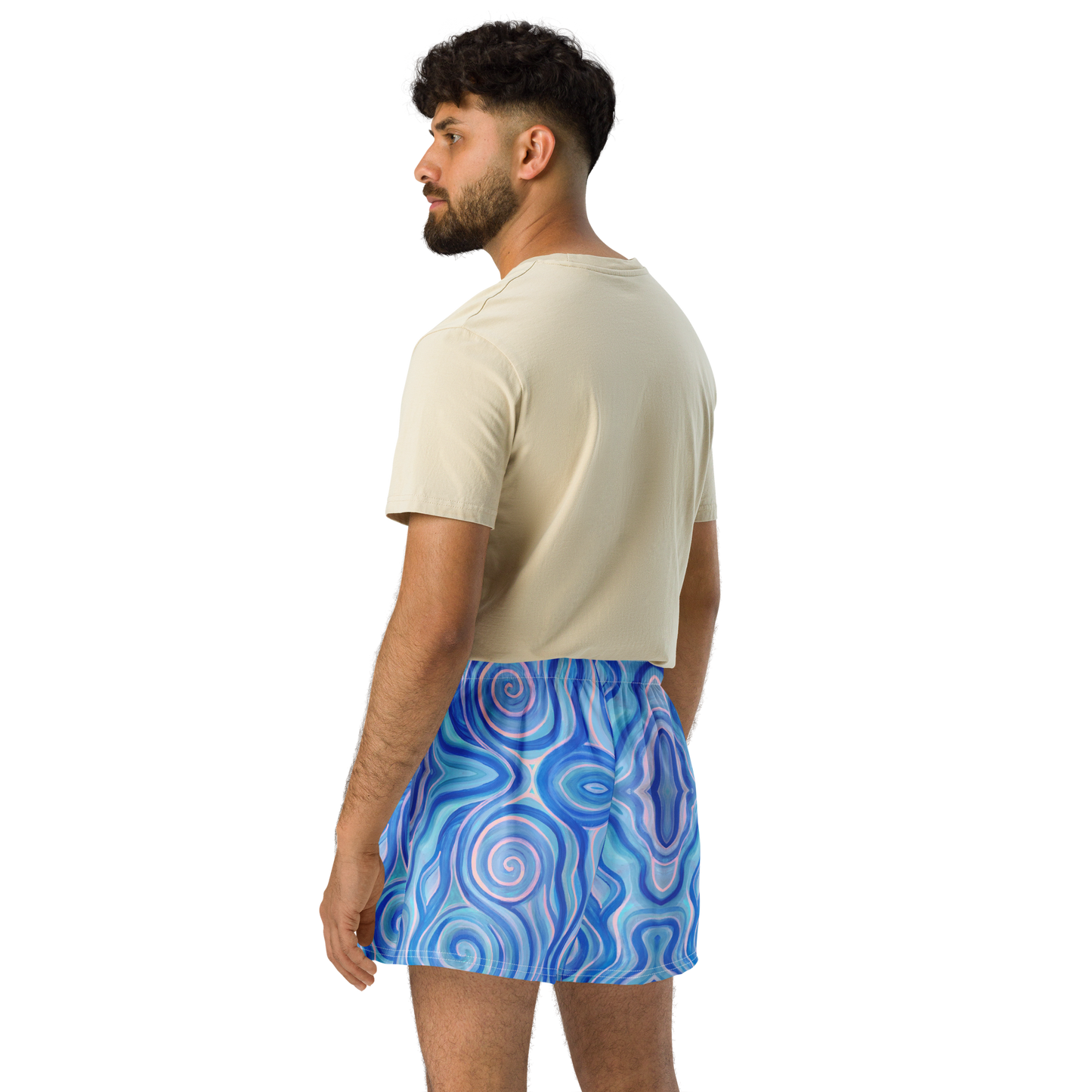 Running Shorts- "Aqua" Design
