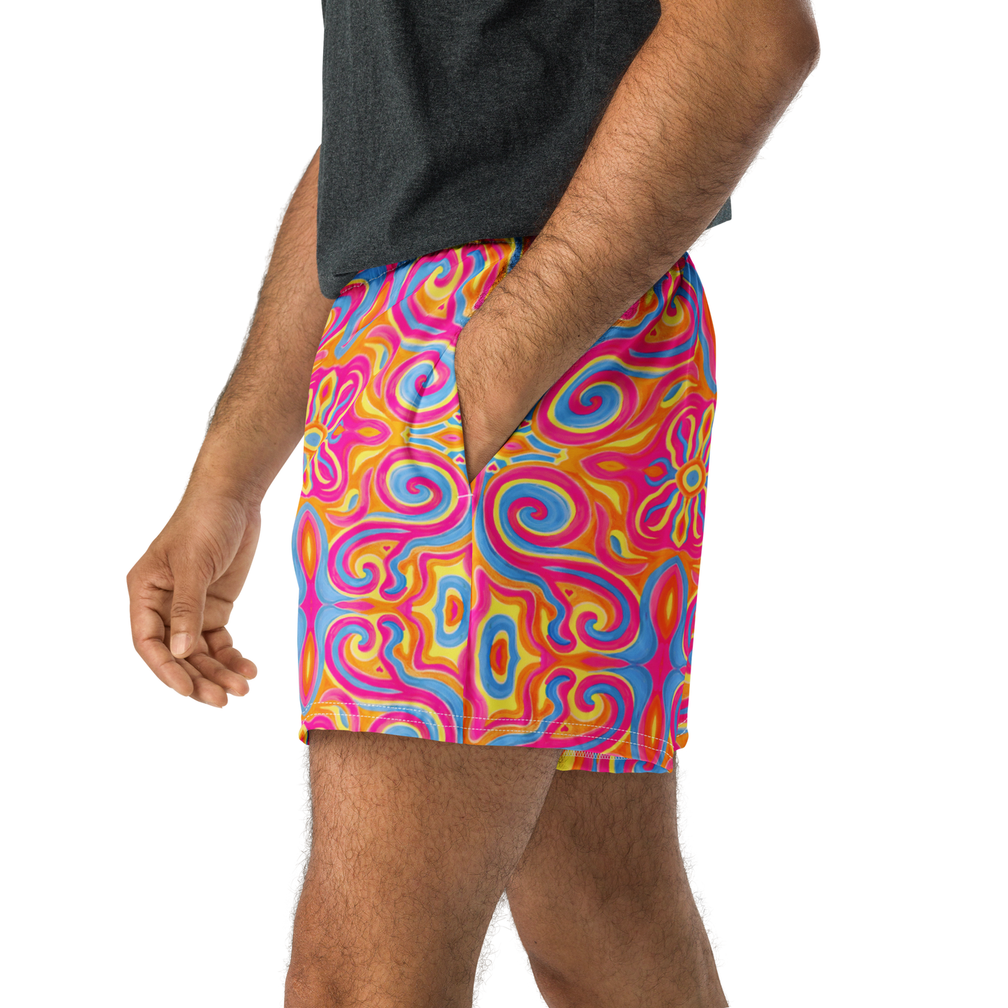 Running Shorts- "Magic Stamps" Design