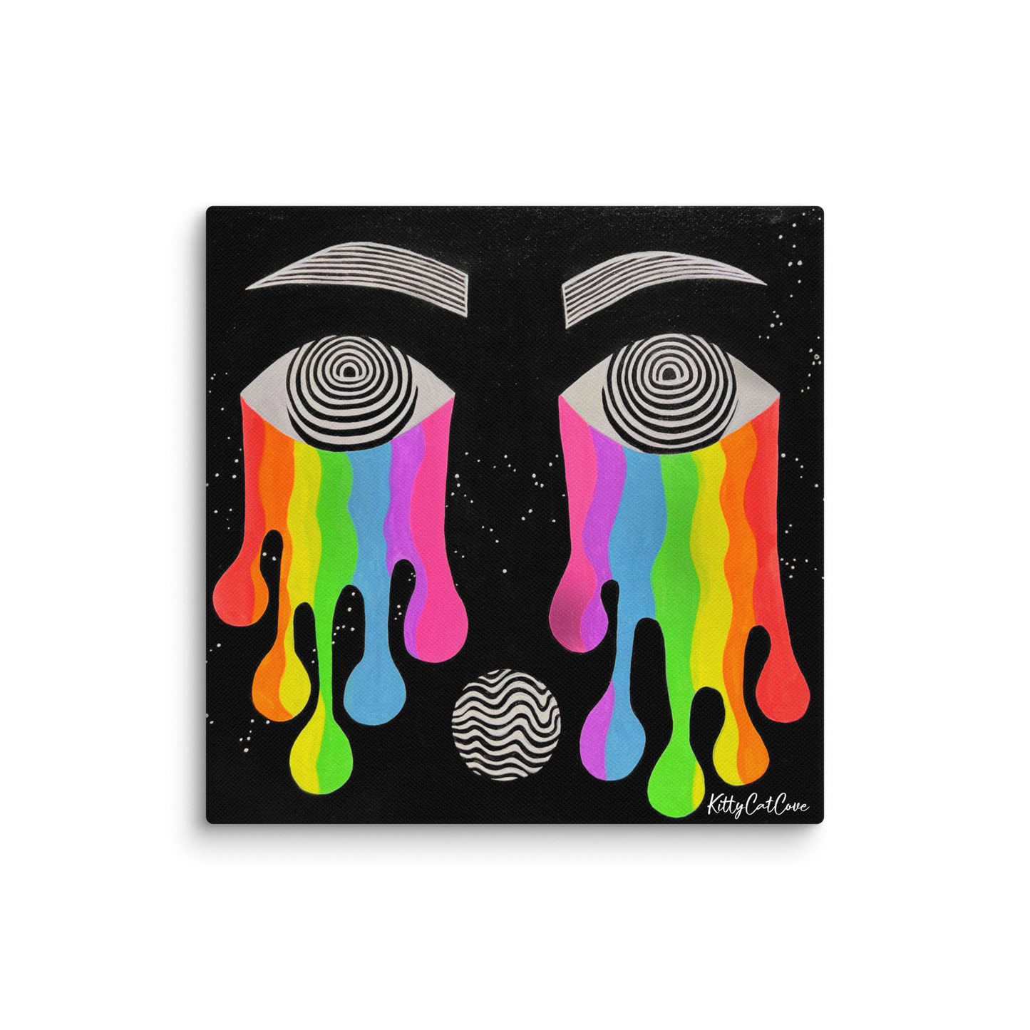 Hand-Painted "Feel It" Artwork (Canvas)