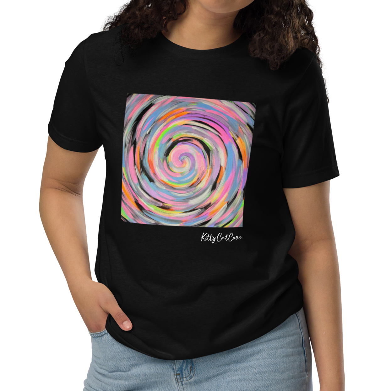 "Perfect Storm" Hand-Painted Art Print T-Shirt