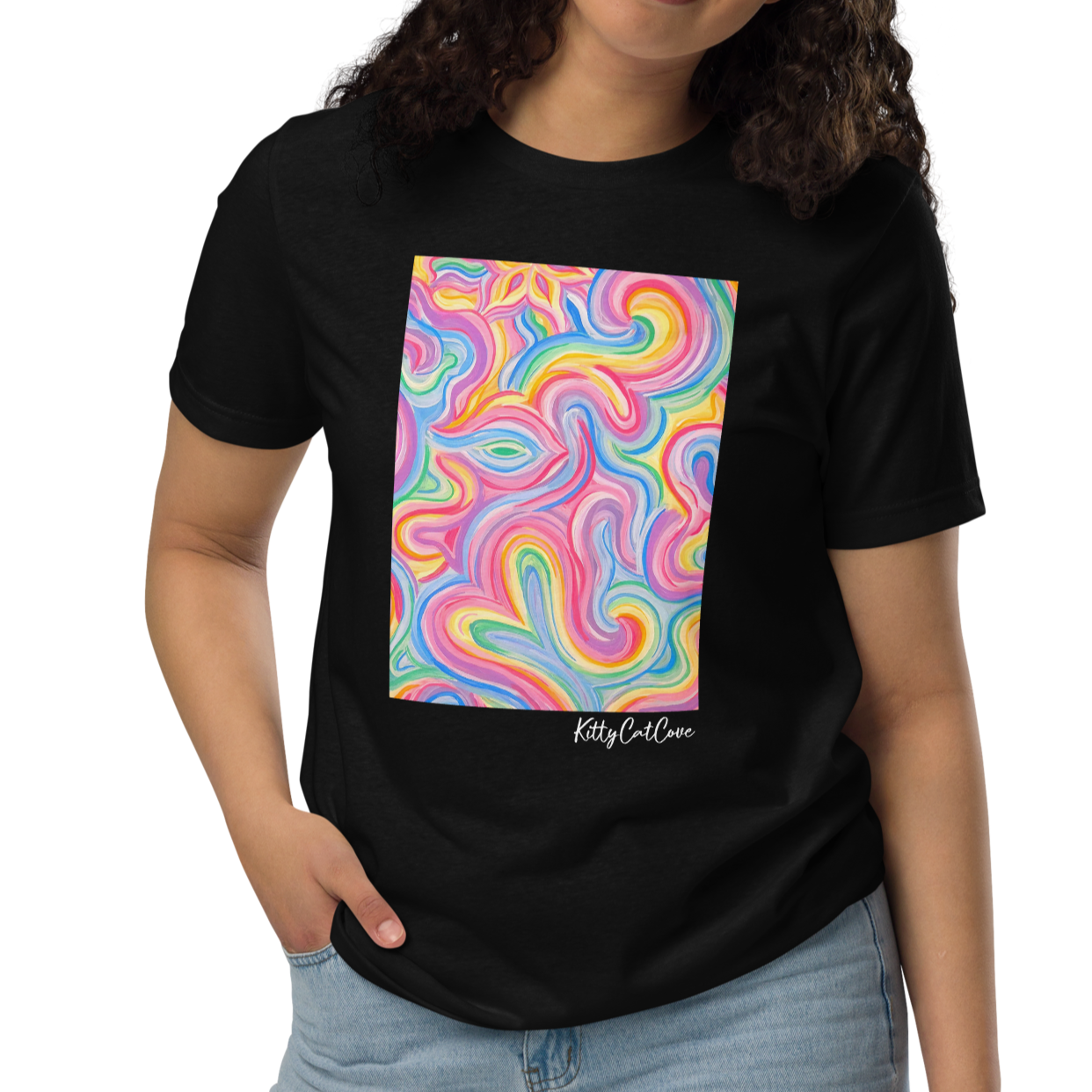 "Unicorn" Hand-Painted Art Print T-Shirt