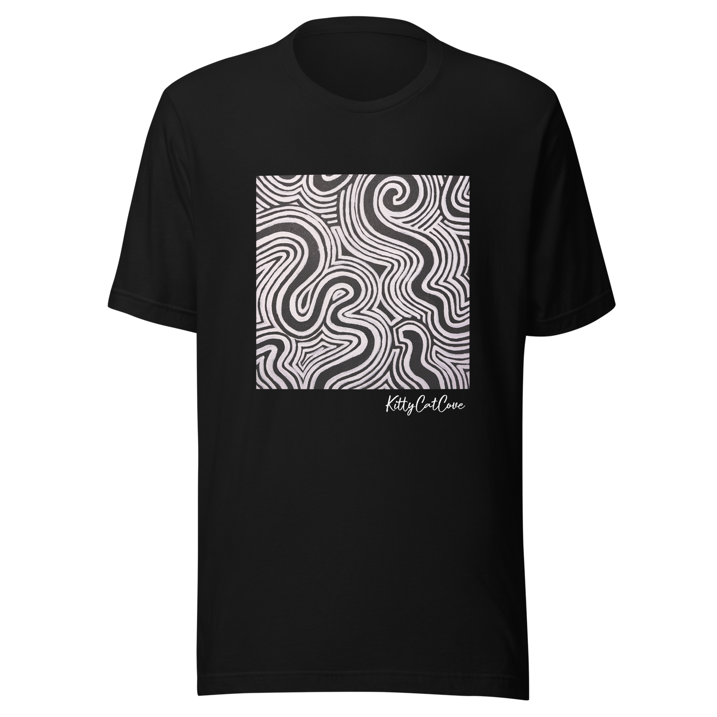 "Record Player" Hand-Painted Art Print T-Shirt