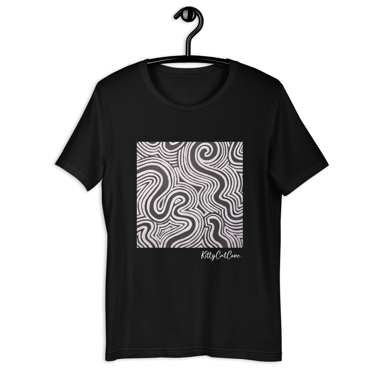 "Record Player" Hand-Painted Art Print T-Shirt
