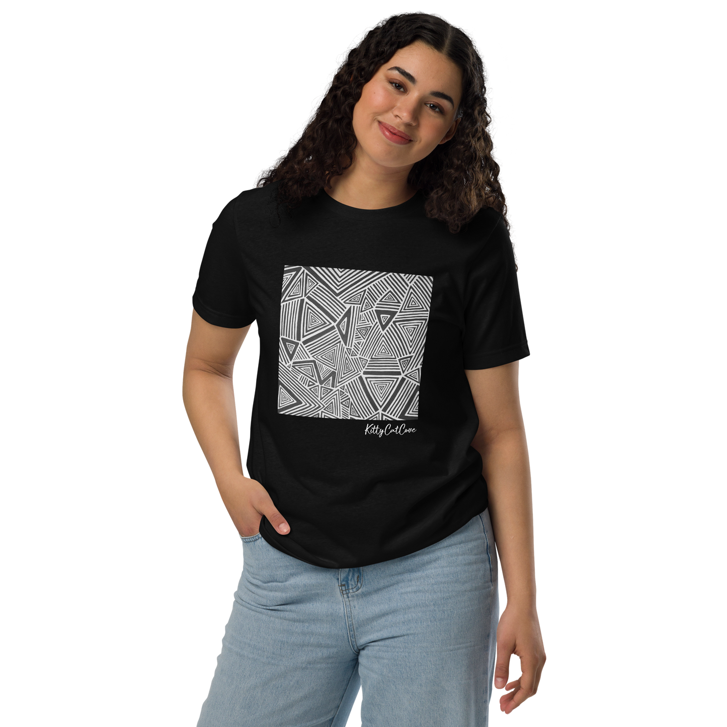 "Helix" Hand-Painted Art Print T-Shirt