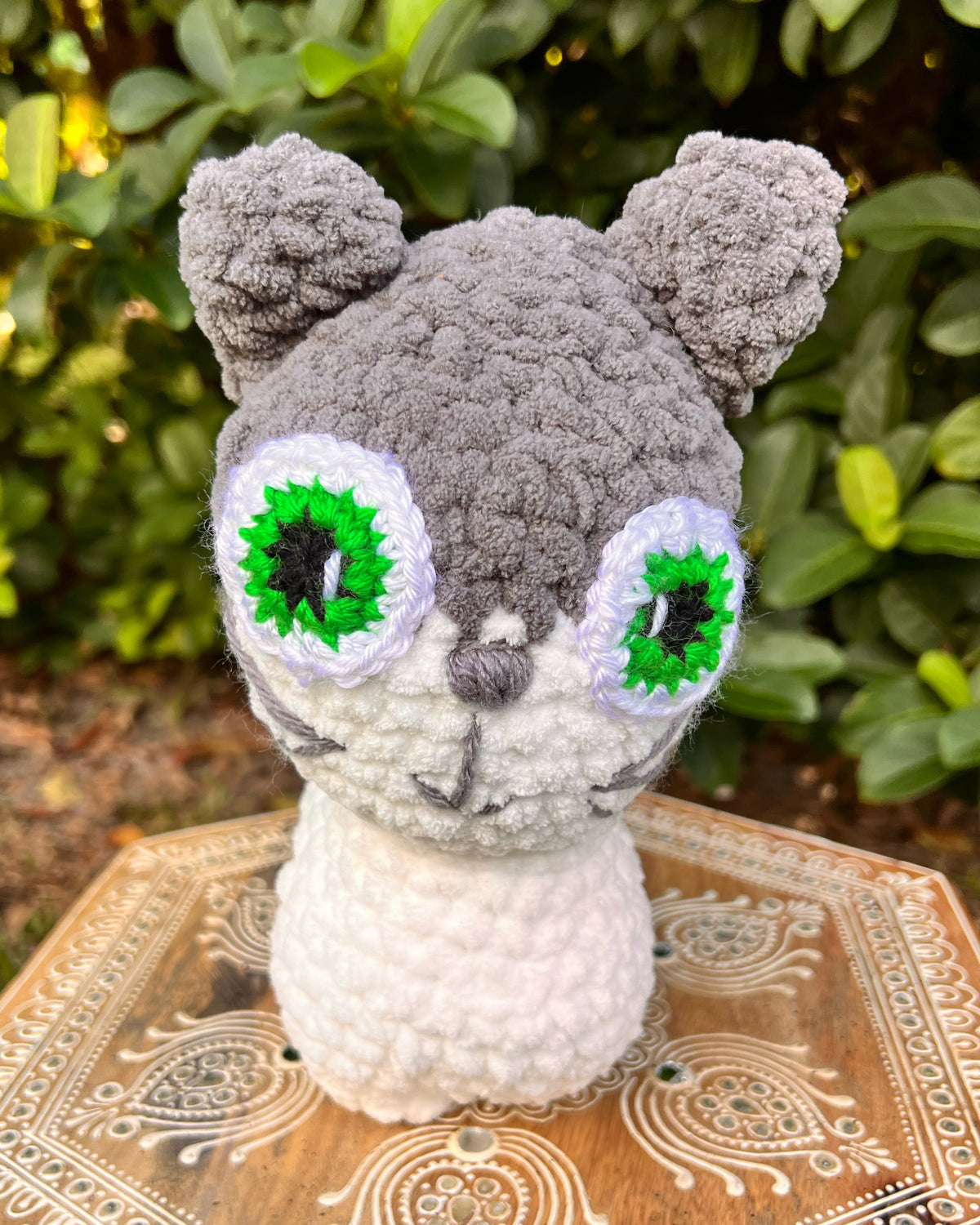 Crochet Kitty- Emerald