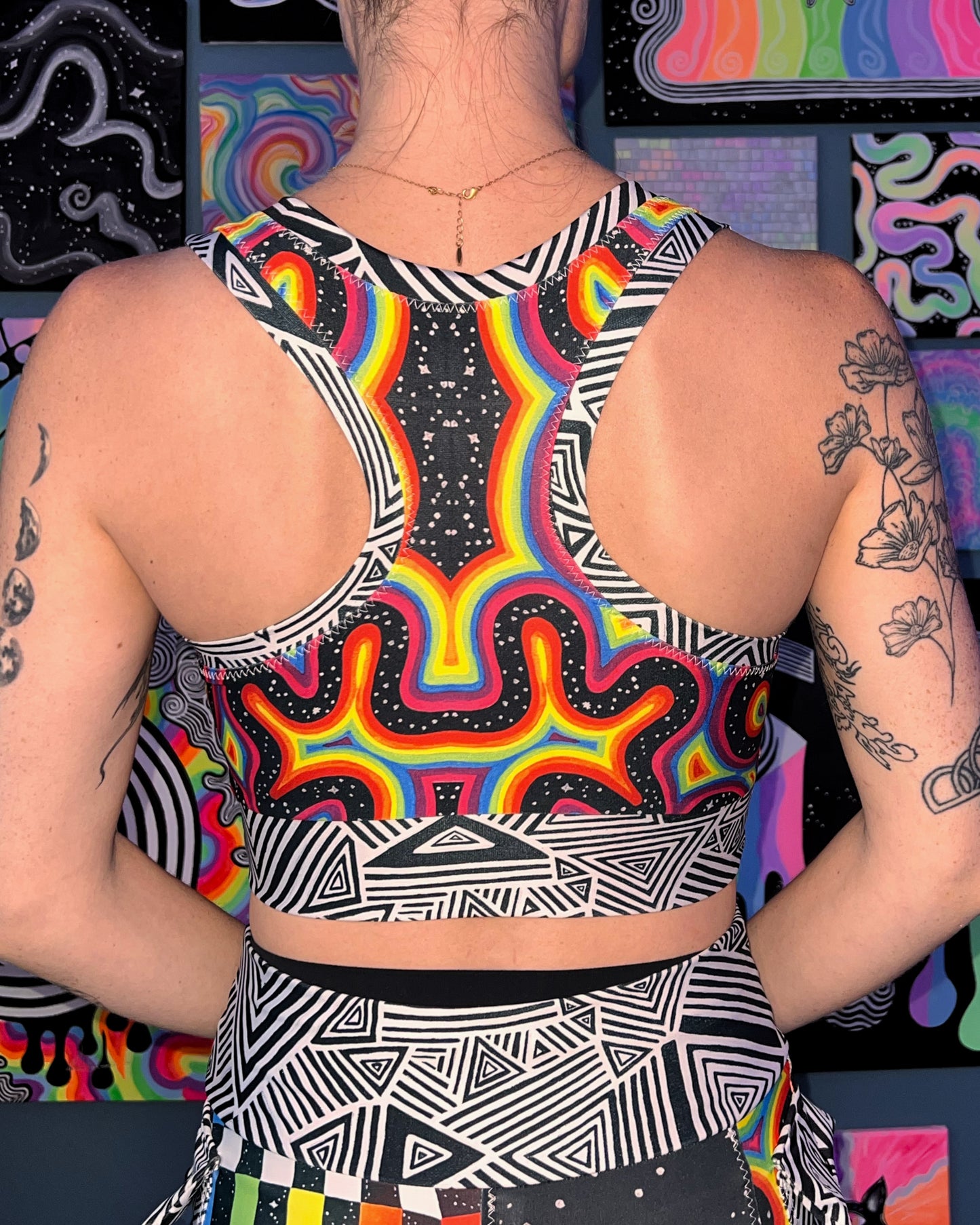 Custom Order: Racerback Sports Bra (Choose 2 Designs)
