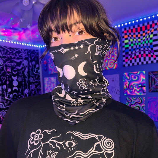 Stretchy Gaiter "Midnight Magic" Design