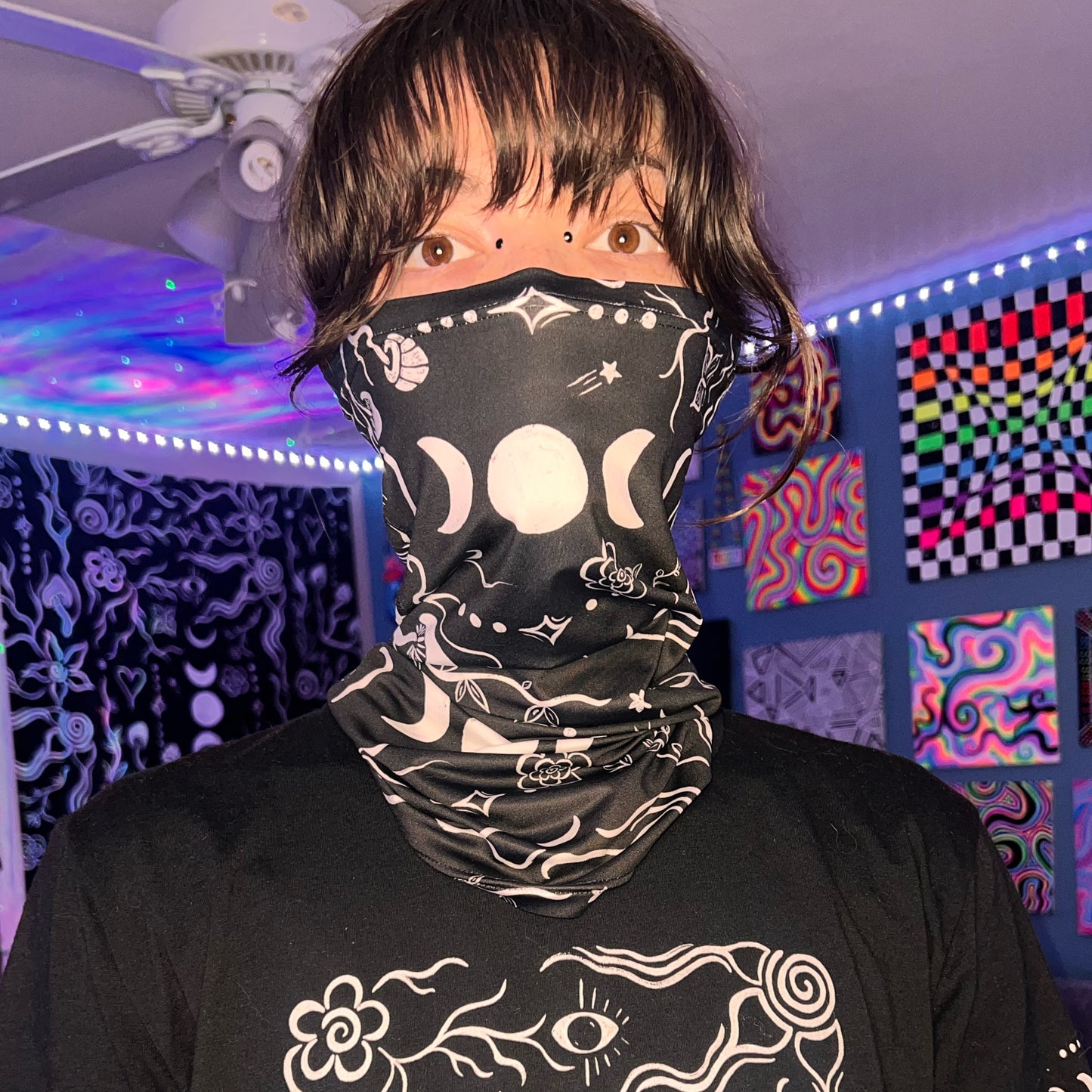 Stretchy Gaiter "Midnight Magic" Design