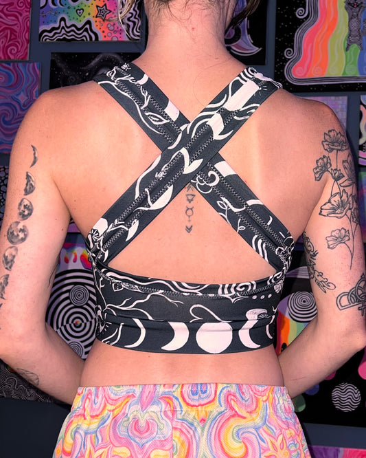 Custom Order: High-Neck Crop Top (Choose a Design)