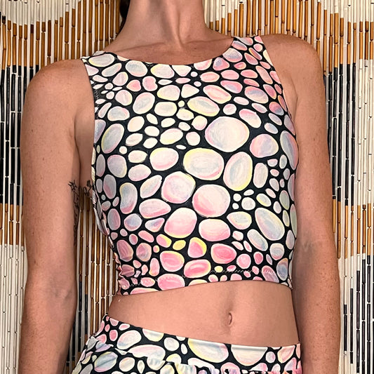 Choose A Design: Open Back High-Neck Crop Top (Custom Handmade Order)