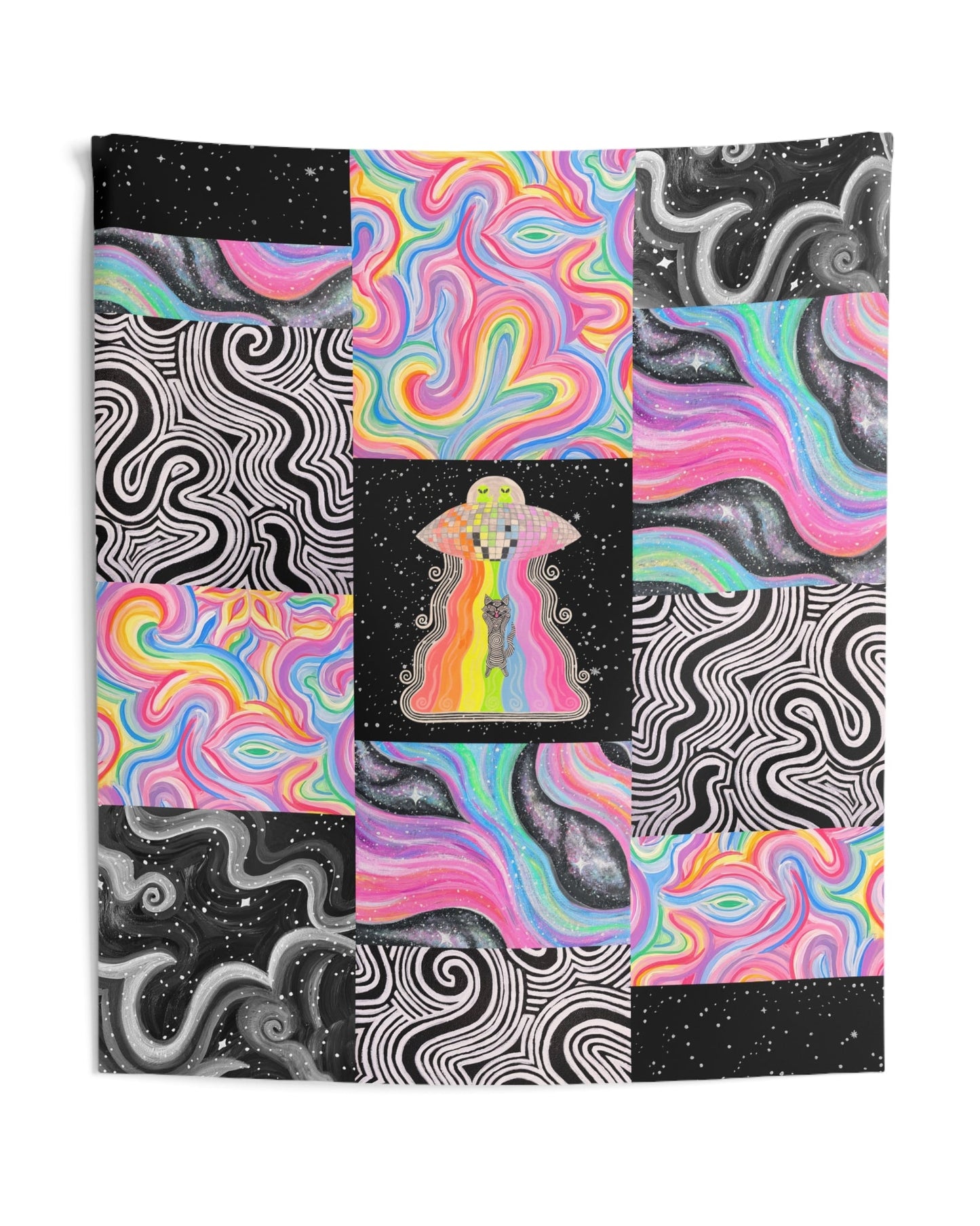 "Space Party" Tapestry