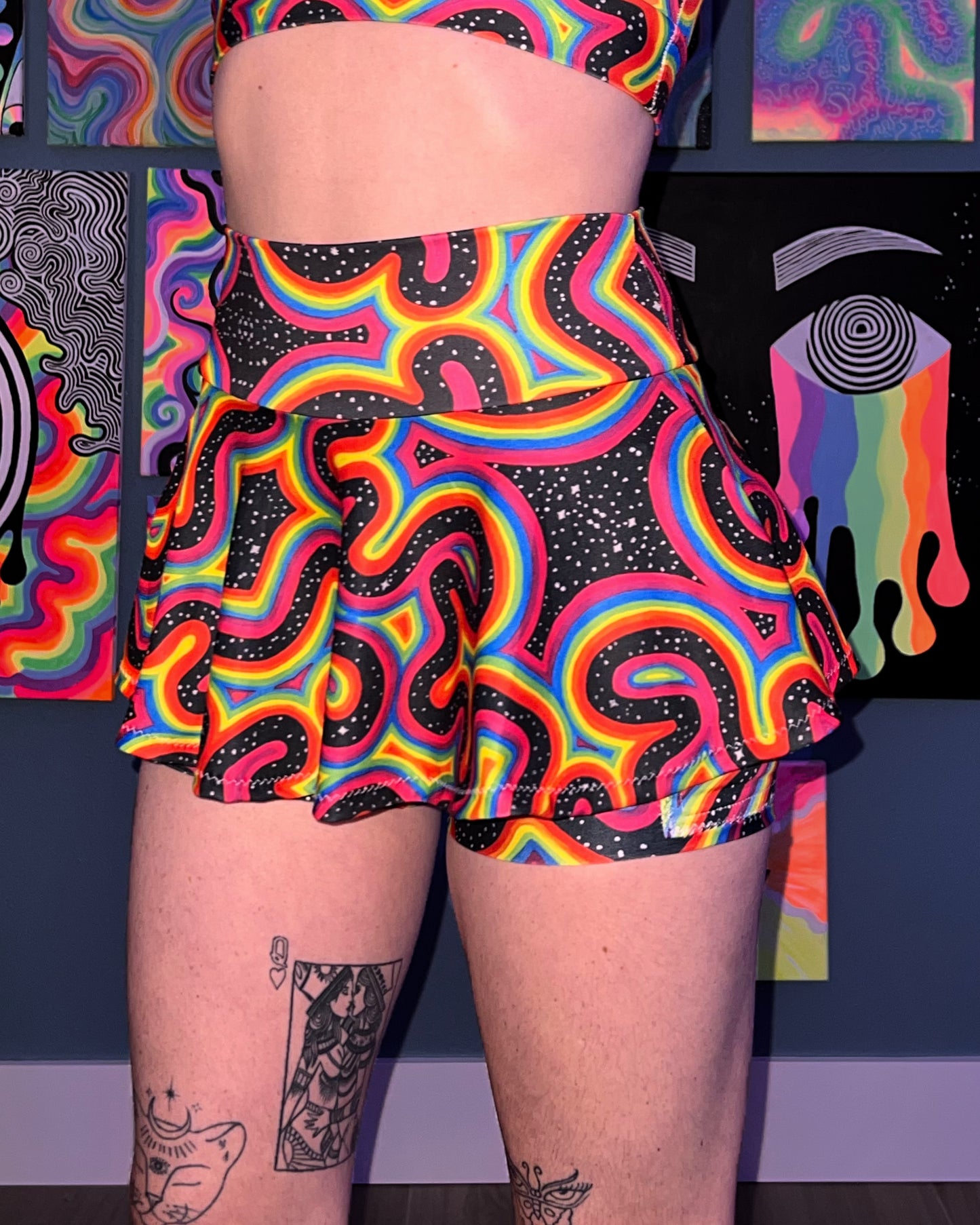 Custom Order: High Waisted Skort (Choose a Design)