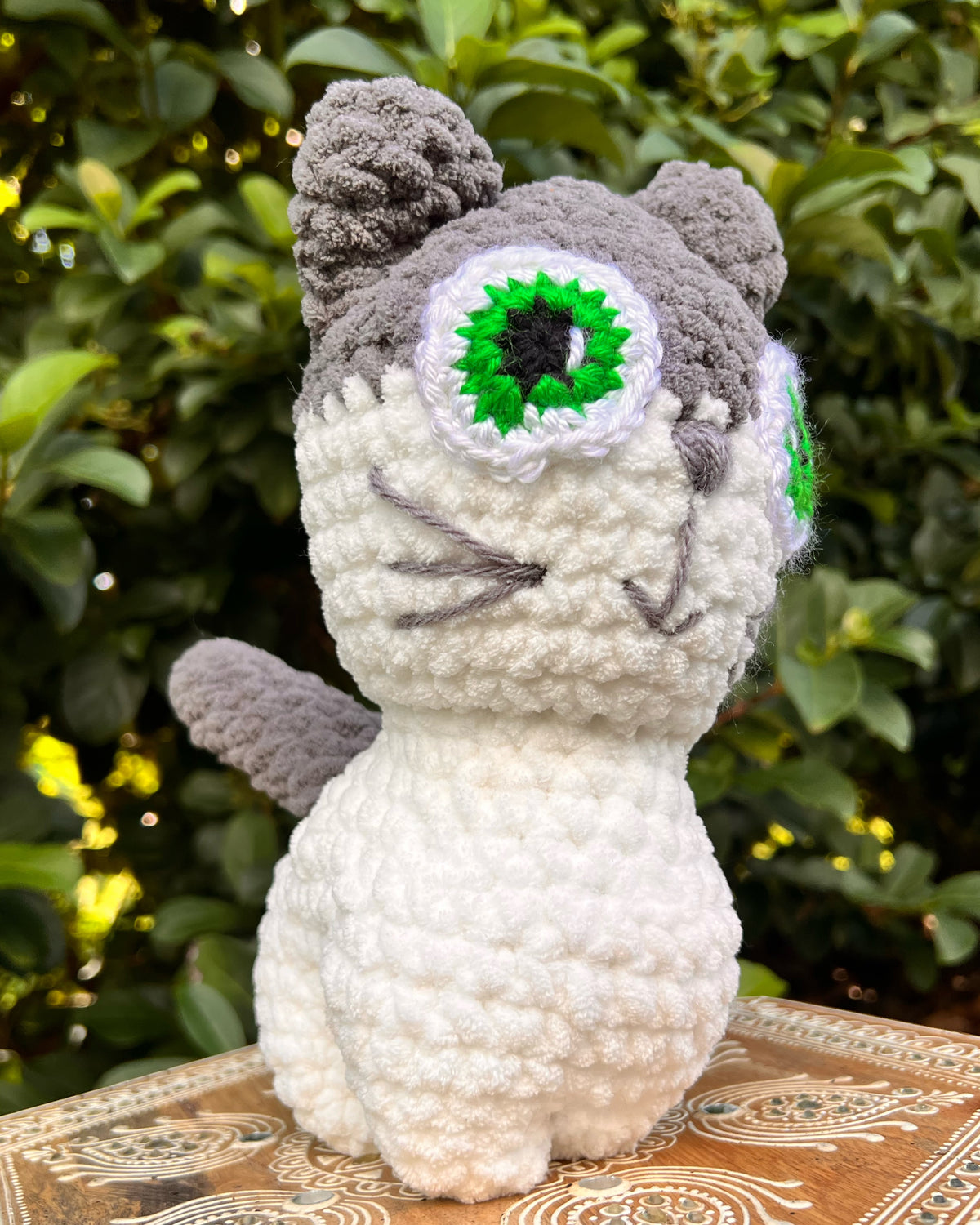 Crochet Kitty- Emerald